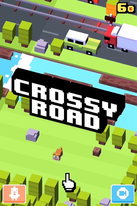 Test Jeux : Crossy Road ( IOS )