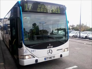 [Sound] Bus Mercedes-Benz Citaro n°981 de la RTM - Marseille sur la ligne 17