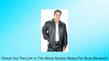 USA Leather Classic Mens Black Leather Hip Length Jacket Review