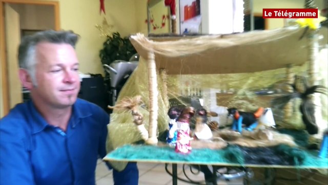 Pleucadeuc (56). Deux crèches extraordinaires présentées par leurs créateurs