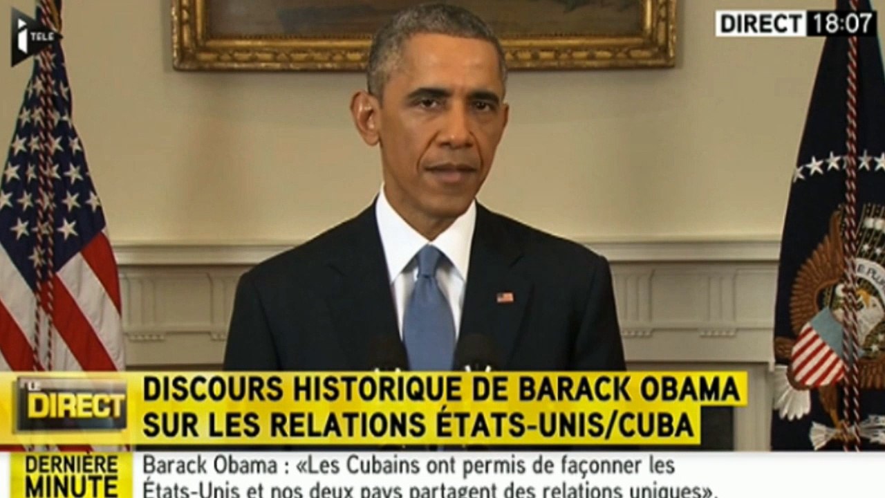 Obama ouvre "un nouveau chapitre" entre Cuba et les Etats-Unis