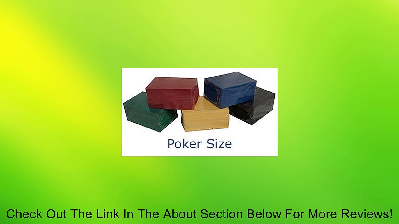 100 CUT CARDS POKER SIZE (WIDE) GREAT FOR BLACKJACK POKER OR CARD GAMES Review