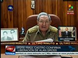 Cuba: confirma Raúl Castro restablecimiento de relaciones con EE.UU.