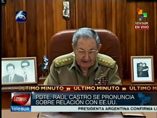 Se concretó avance en la relación Cuba-EE.UU.: Raúl Castro