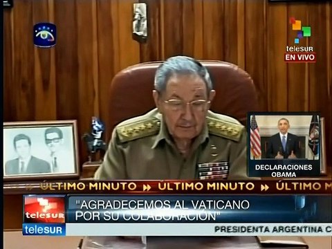 Liberación de Alan Gross fue por razones humanitarias: Raúl Castro