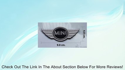 MINI COOPER EMBROIDERED IRON ON PATCH. Review