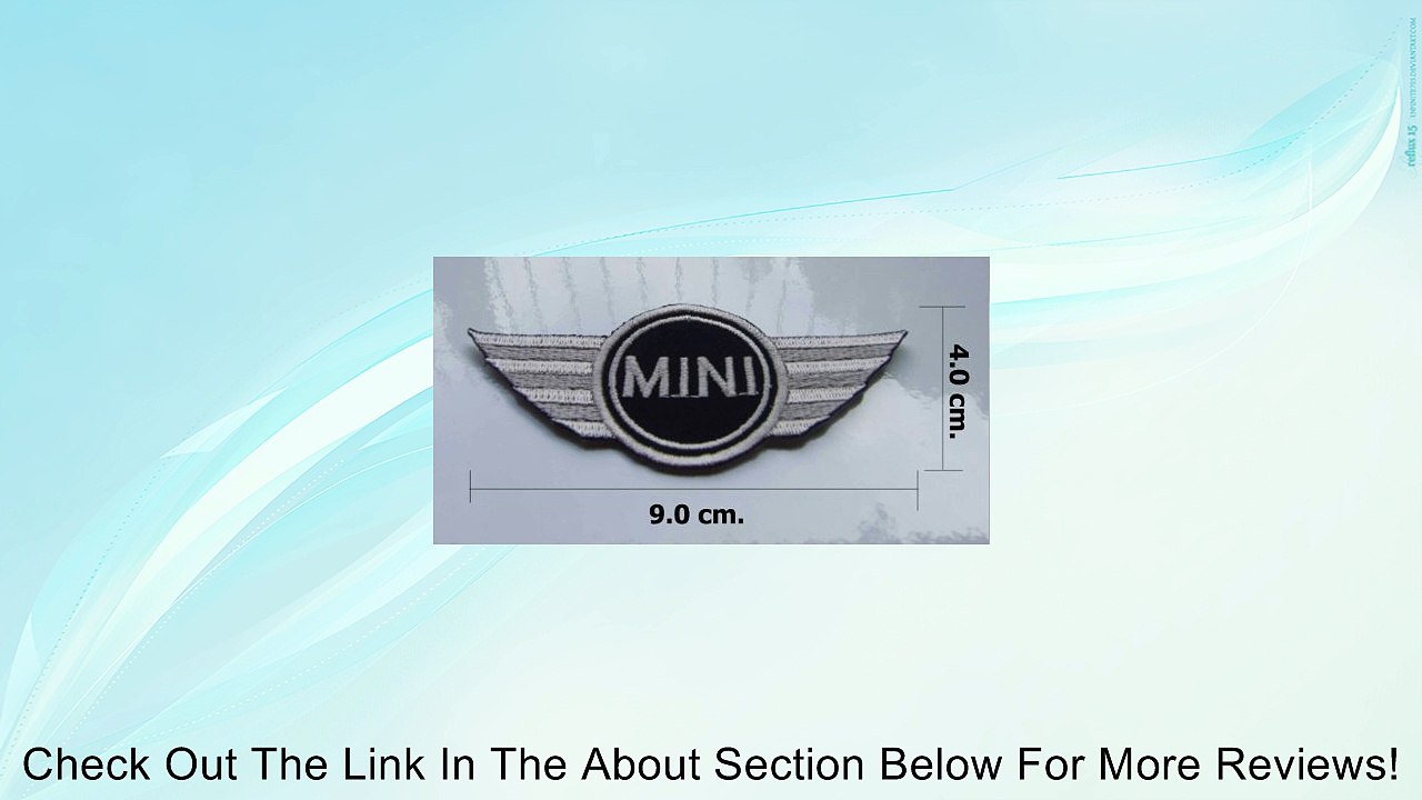 MINI COOPER EMBROIDERED IRON ON PATCH. Review
