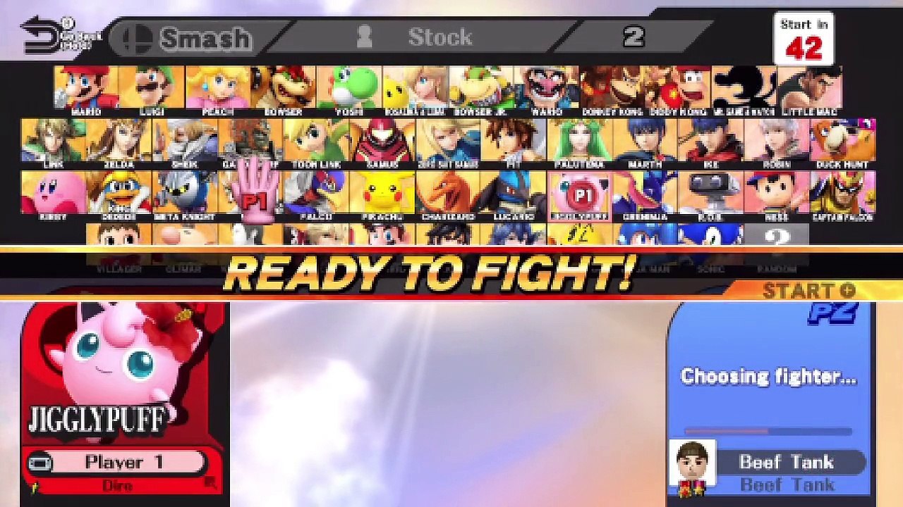 Super Smash Bros. For Wii U Ranked Online Wi-Fi Battle / Match / Fight