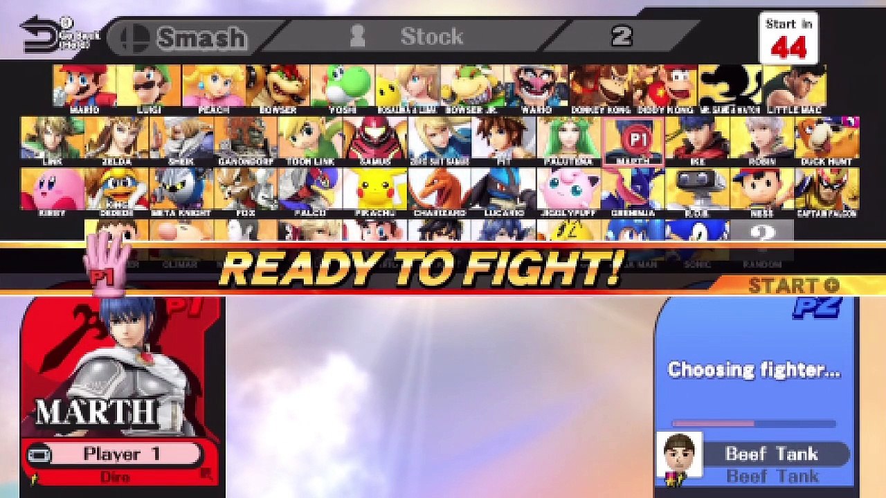 Super Smash Bros. For Wii U Ranked Online Wi-Fi Battle / Match / Fight