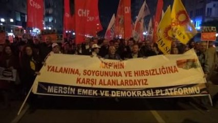 Mersin?de 17 Aralık Protestosu