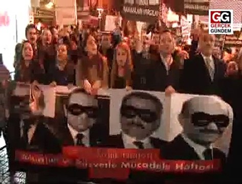 CHP İSTANBUL İL GENÇLİK KOLLARI'NDAN 17 ARALIK EYLEMİ