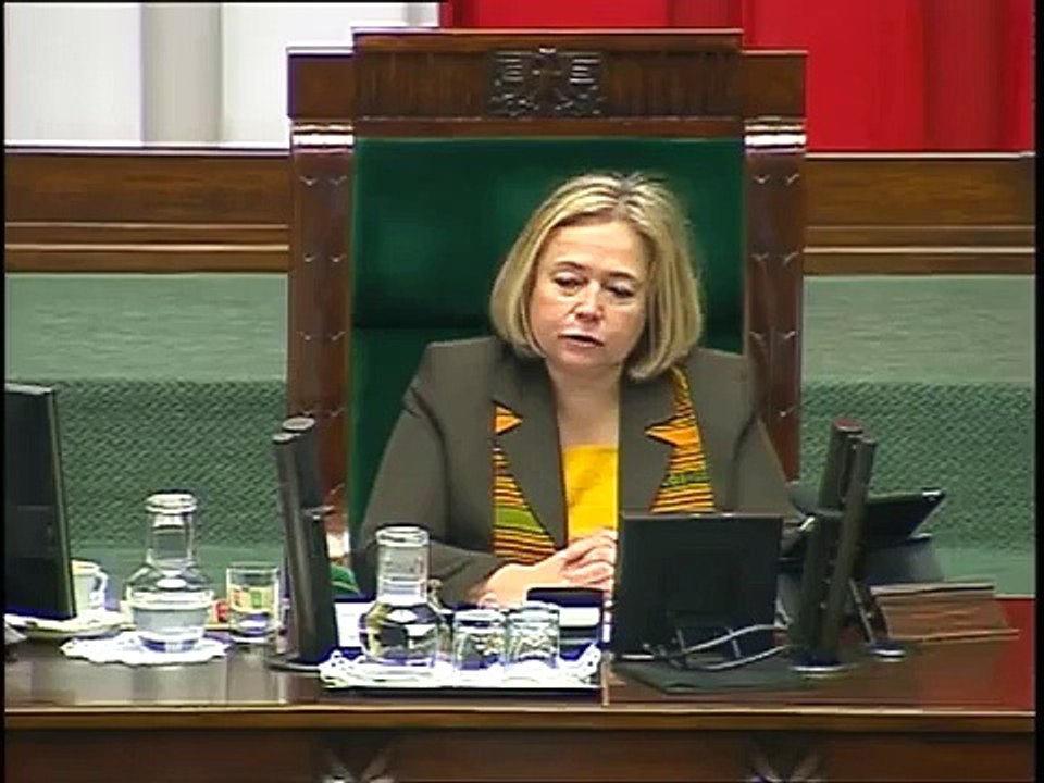 Poseł Elżbieta Rafalska - Wystąpienie z dnia 16 grudnia 2014 roku.