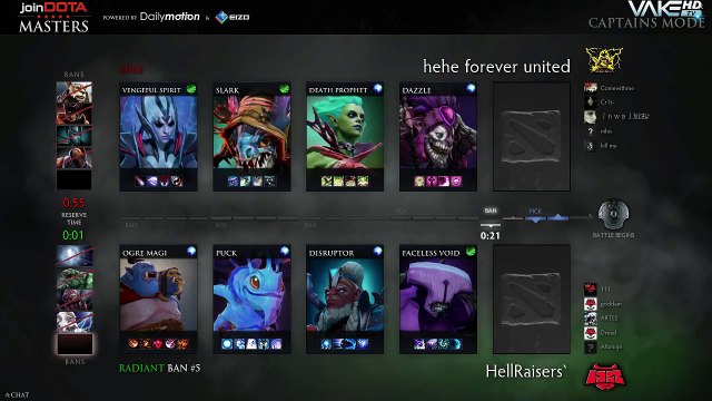 joinDOTA Masters || hehe united vs HellRaisers (REPLAY)