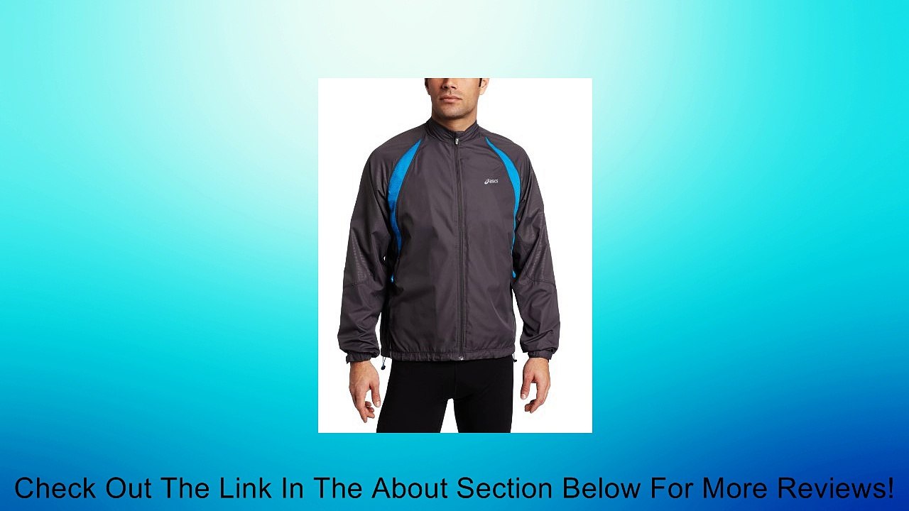 ASICS Men's Vertebrae Jacket, Small, Orangeade/Brick Review