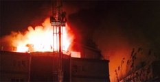 İstanbul, İkitelli Sanayi Sitesi'nde Büyük Yangın