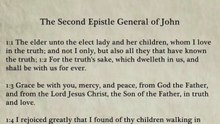 63 - II John - King James Bible, New Testament (Audio Book)