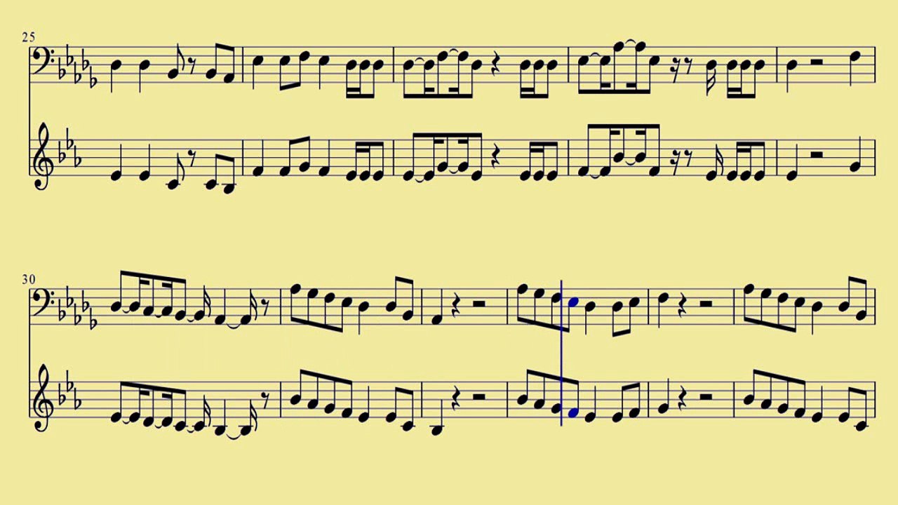 [ Baritone BC TC ] Best Song Ever - One Direction - www.downloadsheetmusic.com.br