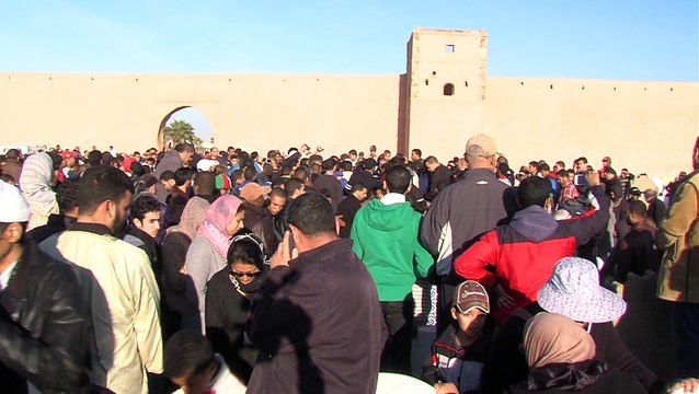 تشييع جنازة الفنان محمد بسطاوي بمقبرة الشهداء بالرباط