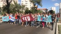 Celebration in Havana, concerns in Miami following change of tide
