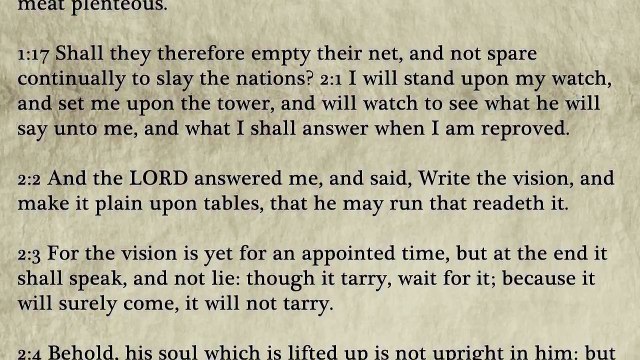 35 - Habakkuk - King James Bible, Old Testament (Audio Book)