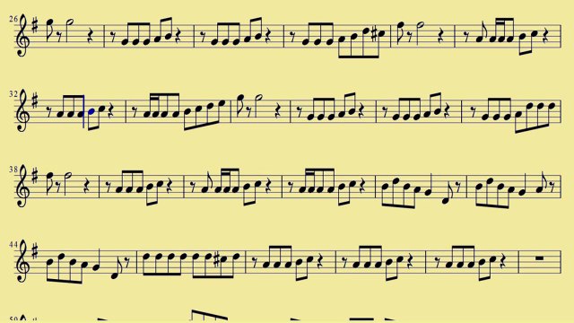 [ Oboe ] Blurred Lines - Robin Thicke ft- T-I- n Pharrell - downloadsheetmusic.com.br