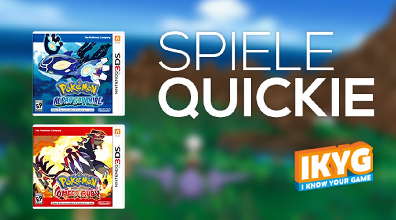 Der Spiele-Quickie - Pokémon Alpha Saphir