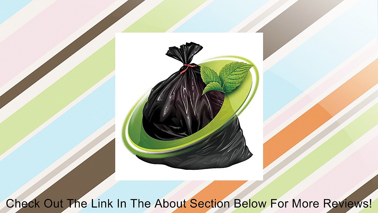 MINT-X MX4046XHB Trash Bag,44 gal,LDPE,Black,PK 100 Review