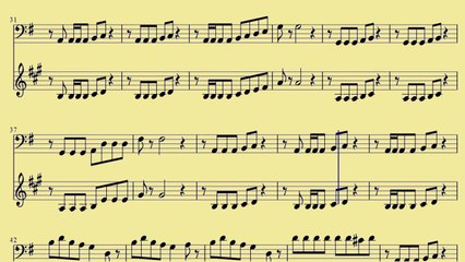 [ Baritone BC, TC ]  Blurred Lines - Robin Thicke ft- T-I- n Pharrell  - www.downloadsheetmusic.com.br