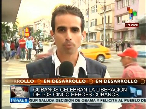 Cubanos continúan celebrando con gran alegría regreso de los 5