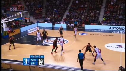 Poster Dunk Bandja Sy _ SLUC Nancy / Charleroi