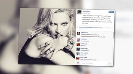 Download Video: Madonna Thanks Her Fans for Not Listening to Her Leaked and Unfinished Album