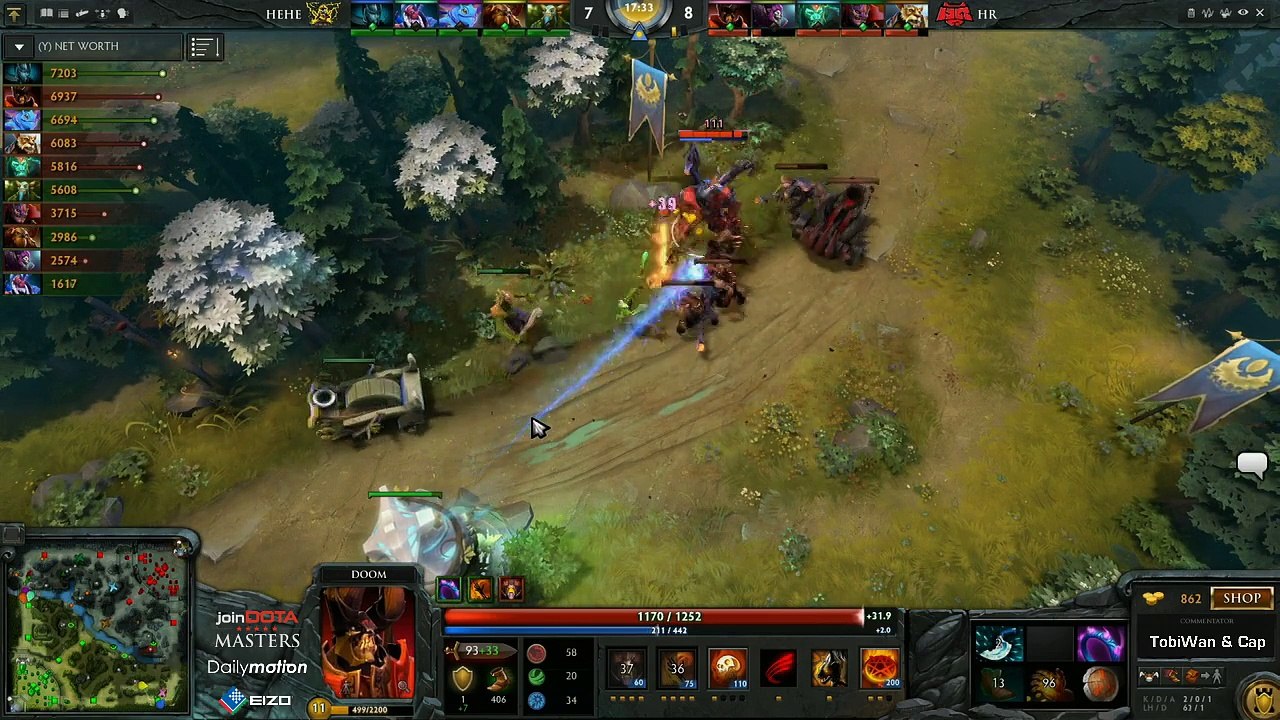 HeHe United vs Hell Raisers Game 2 Part 1 - joinDOTA Masters @TobiWanDOTA @DotaCapitalist
