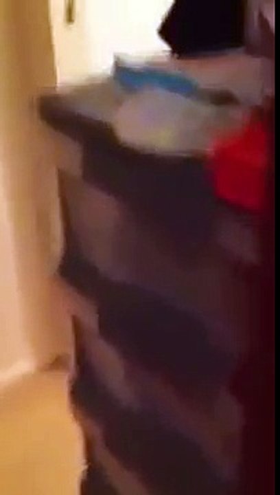 Kid get caught dancing in washroom funny