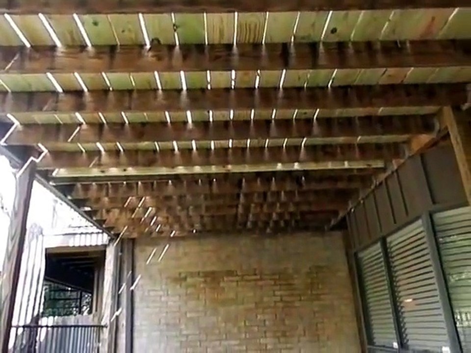 Balcony Structure Showed by the Dallas Home Inspectors