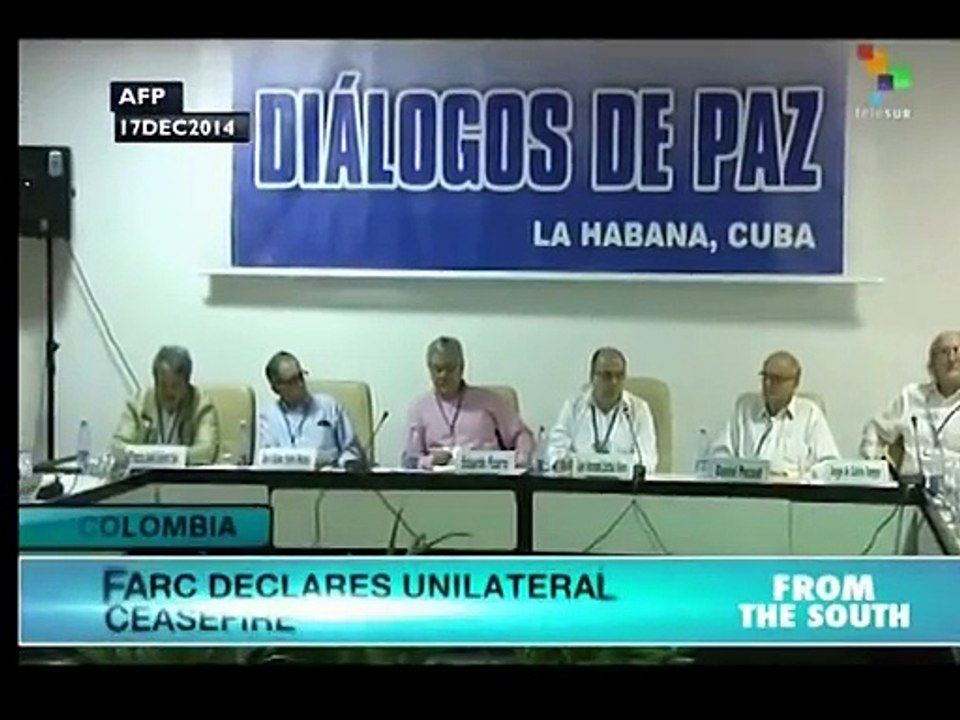 FARC announced unilateral cease fire