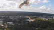 Hawk and Quadcopter Have a Close Encounter