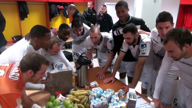 ACA-EAG La joie dans le vestiaire guingampais