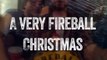 Party Guests Celebrate a Very Fireball Christmas
