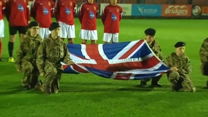 Football game remembers WWI Christmas truce