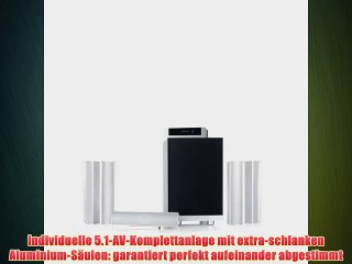 Teufel Columa 300 Digital HD 51Set S Silber Individuelle 51AVKomplettanlage mit AluminiumSaulen