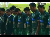 Pakistan Team Make 2 Min Silence For Peshawar Attack,AHMED SHAHZAD LOOKS EMOTIONAL