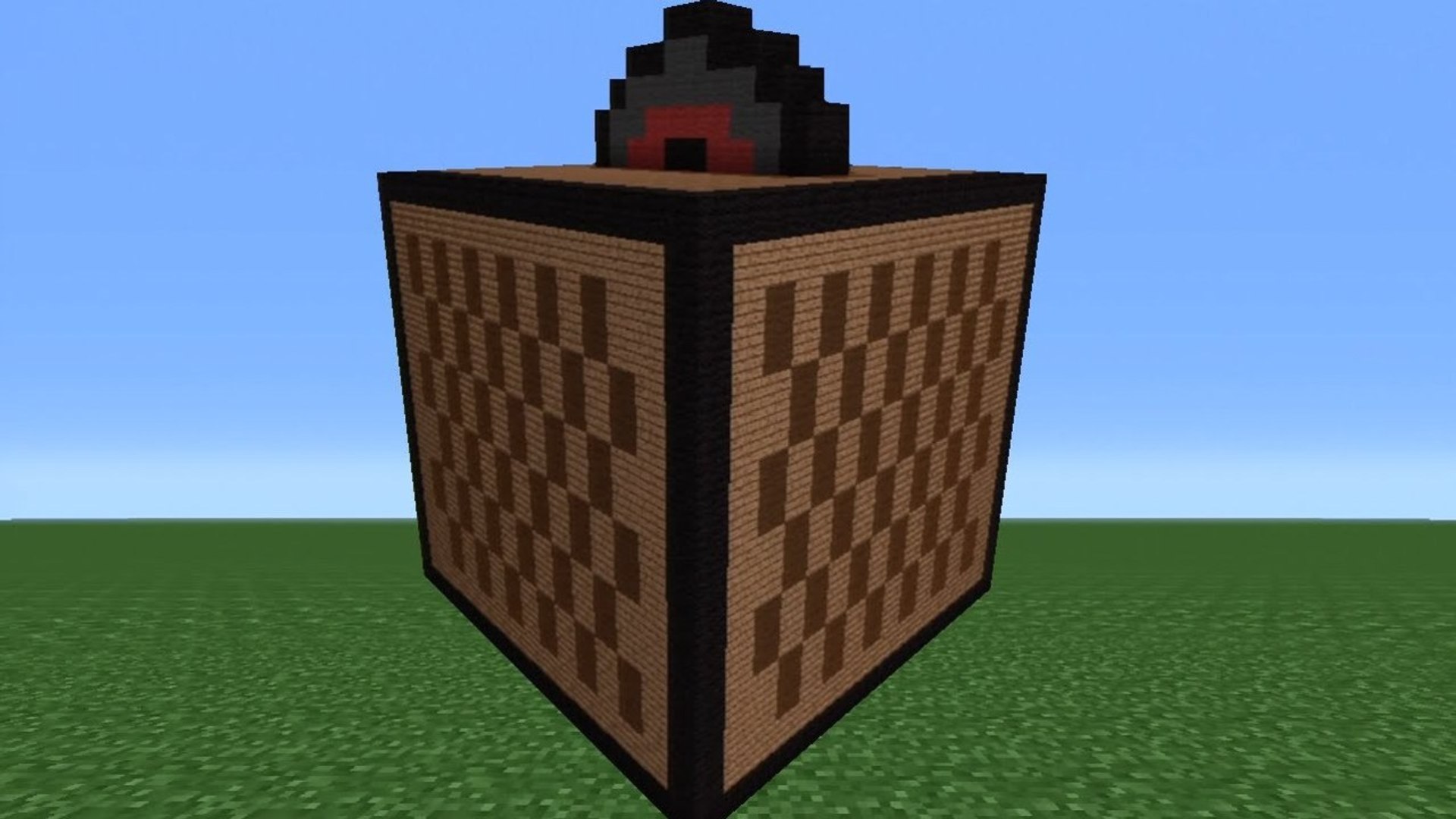 Minecraft Tutorial: How To Make A Jukebox Statue