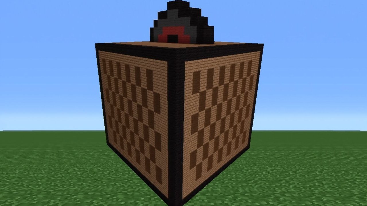 Minecraft Tutorial: How To Make A Jukebox Statue
