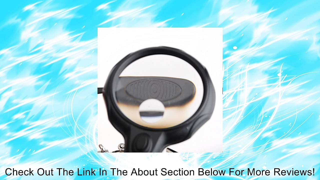 Banggood3.5x&12X 3rd Helping Hand Clip LED Magnifying Soldering IRON STAND Len Magnifier Review