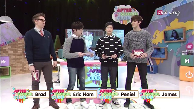 After School Club Ep128C1 After School with Eric Nam,Brad,Peniel and James