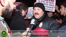 Ehli Sünnet TV Cemaat eylemine gitti ortalık karıştı