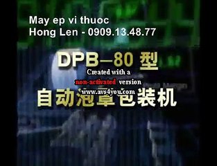 máy đóng vỉ thuốc, máy ép vỉ  DPB-88