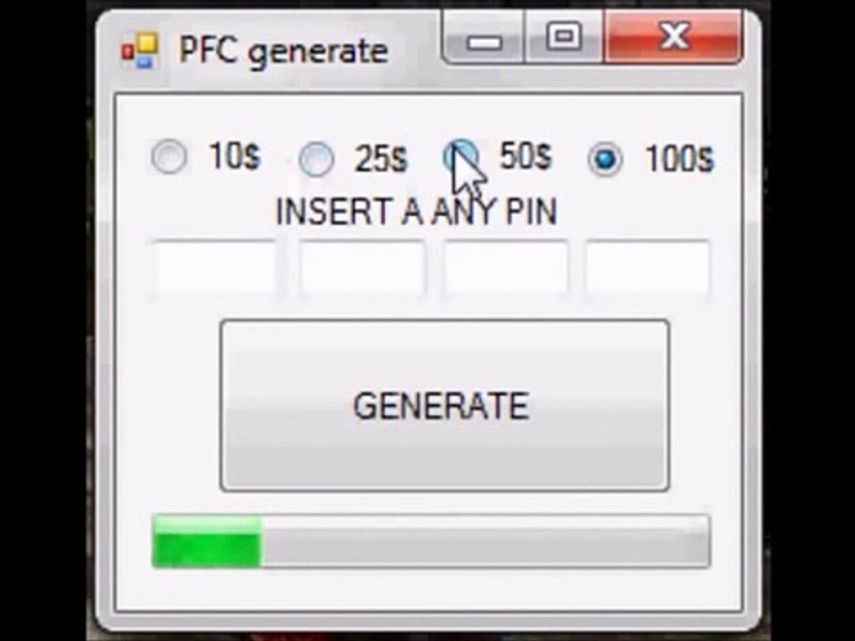 Paysafecard PIN generator
