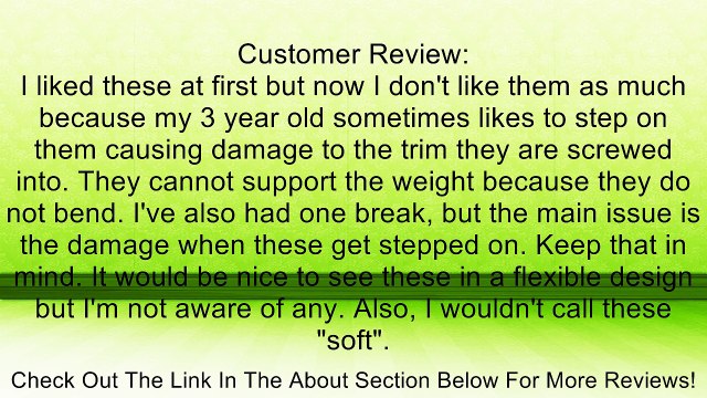 Mommys Helper Soft Jamb Door Stops Blister, White Review