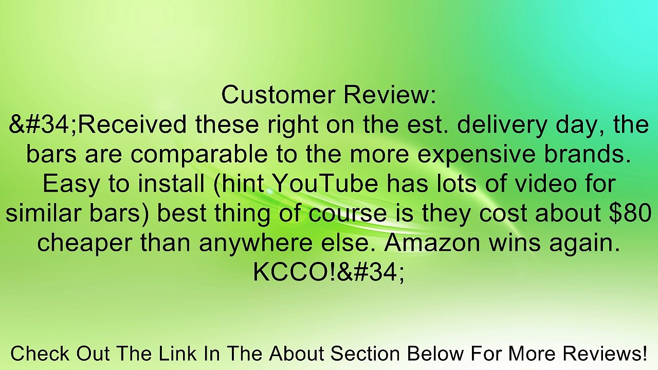 Jeep Wrangler Unlimited Accessories - Black Side Bars/Nerf Bars - Fits the 2007, 2008, 2009, 2010, 2011, 2012, 2013 and 2014 Jeep Wrangler Unlimited JK (4 Door) Review